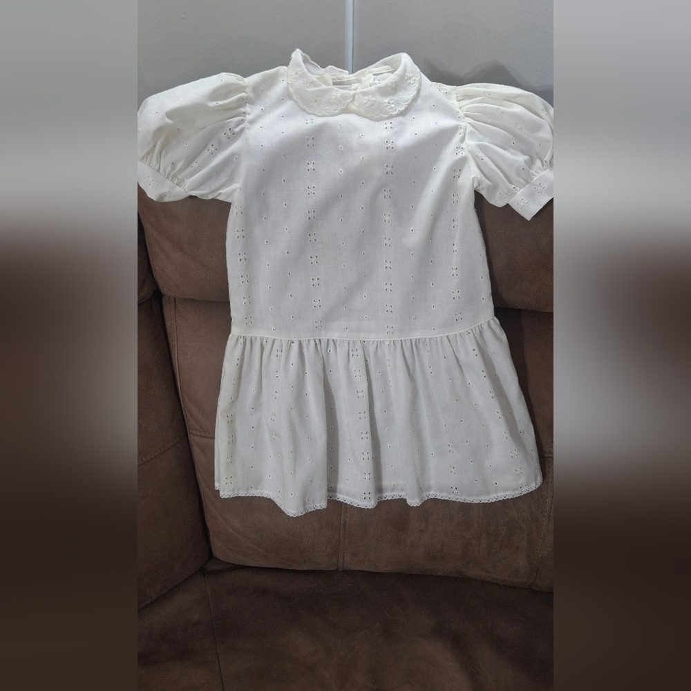 VINTAGE Roanna Ivory Eyelet dress